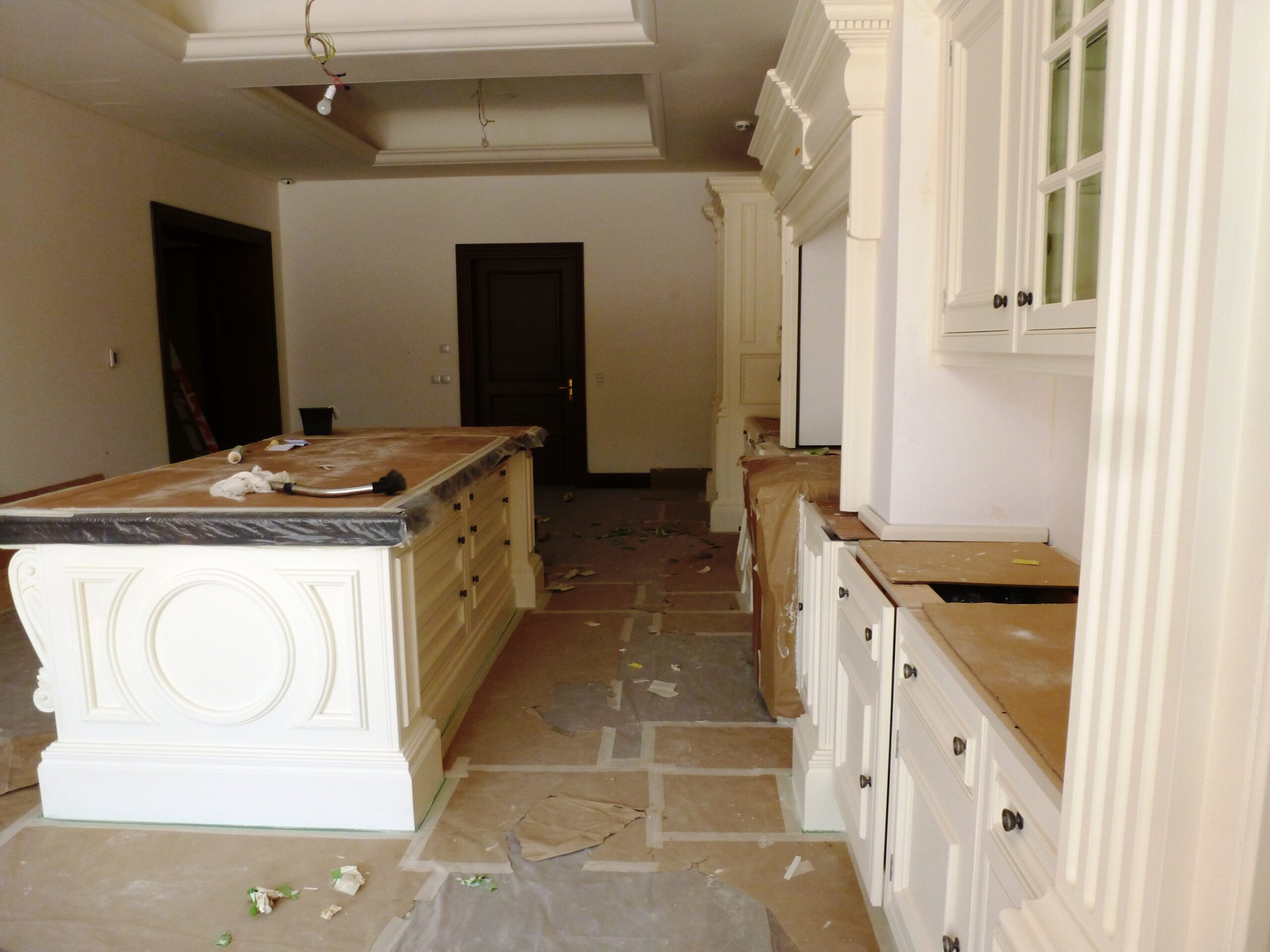 Clive Christian Furniture Traditional Hand Painted Kitchen, Jeddah Saudi Arabia